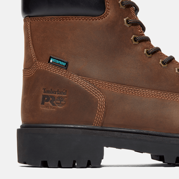 Men's Direct Attach 6" Soft Toe Waterproof Work Boot / Brown