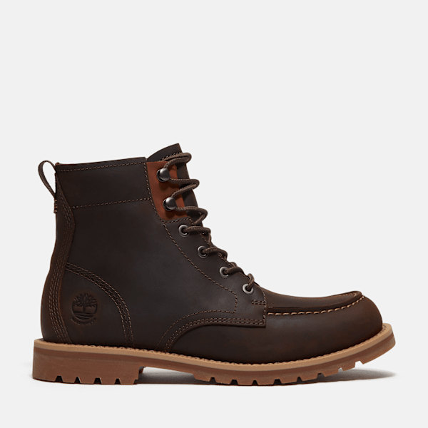 Men's Britton Falls Mid Waterproof Boot / Dark Brown Full-Grain