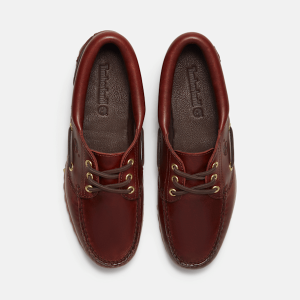 Women's Timberland® Authentic 3-Eye Boat Shoe / Rootbeer