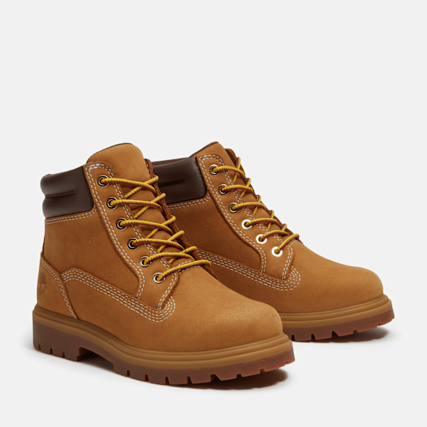 Youth Auburn Falls 6-Inch Waterproof Boot / Wheat Nubuck