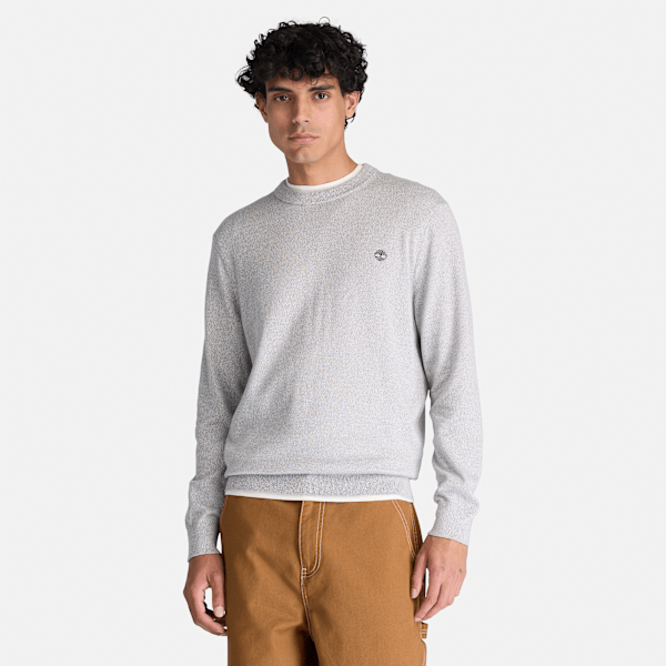 Men's Williams River Cotton Crewneck Sweater / Medium Grey Heather
