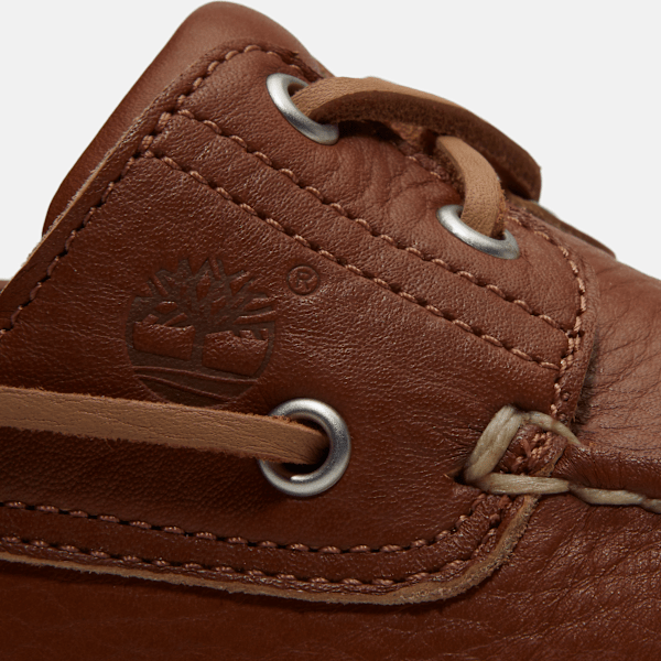 Men's Lake House Classic 2-Eye Boat Shoe / Rust Full-Grain