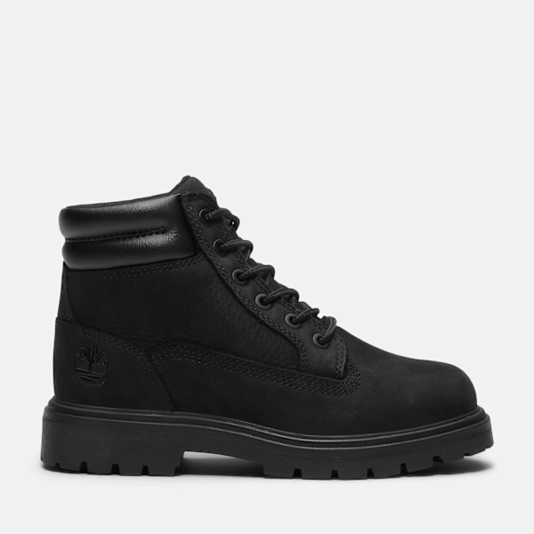 Junior Auburn Falls 6-Inch Waterproof Boot / Black Nubuck