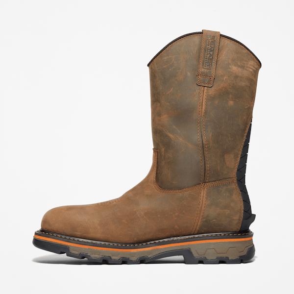 Men's True Grit Pull On Composite Toe Waterproof Work Boot / Turkish Coffee Brown