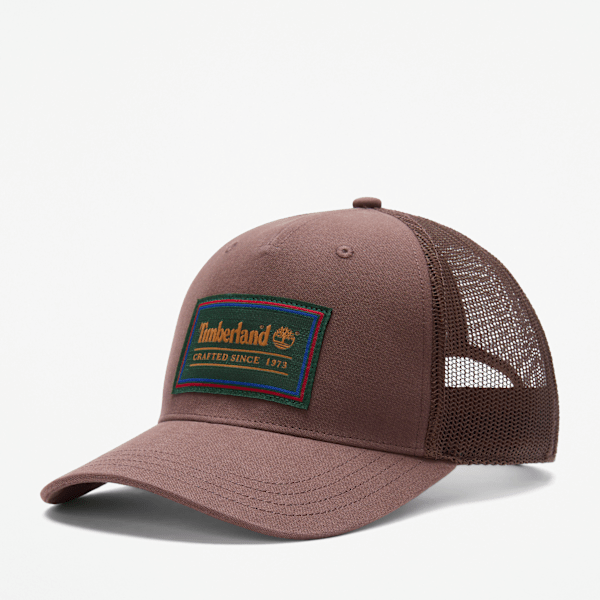 Crafted Patch Trucker Cap / Coffee Brown