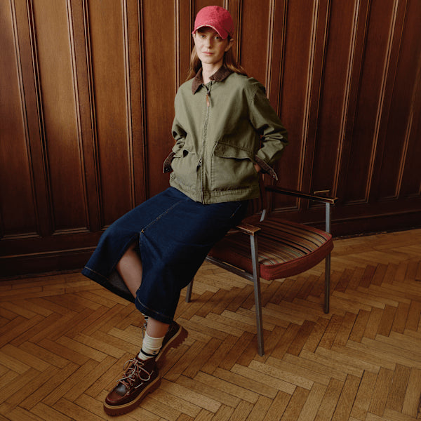 Women's Strafford Washed Canvas Jacket 2.0 / Dark Olive