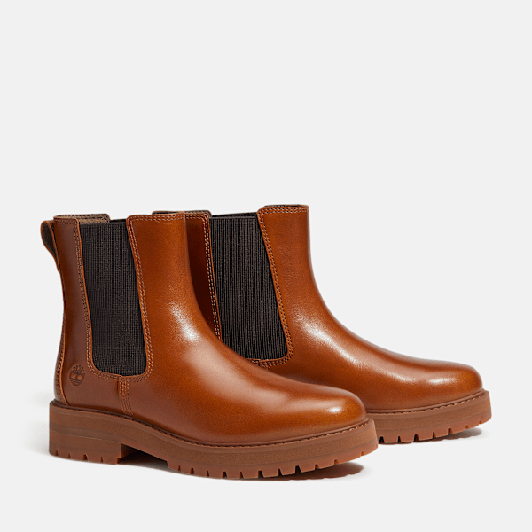 Women's Britton Drive Chelsea Boot / Medium Brown Full-Grain