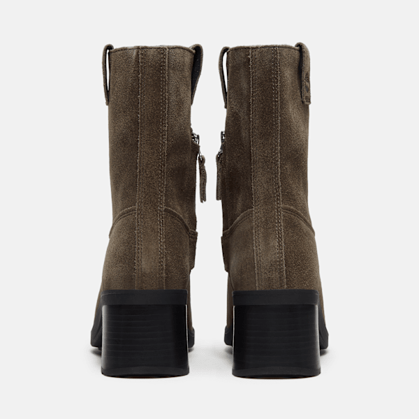 Women's Bellevaux Side-Zip Boot / Dark Brown Suede