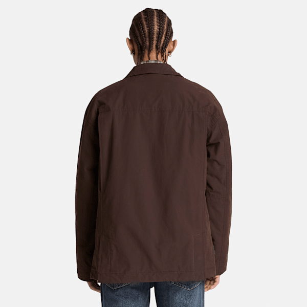 Men's Wenham Insulated Field Coat / Dark Brown