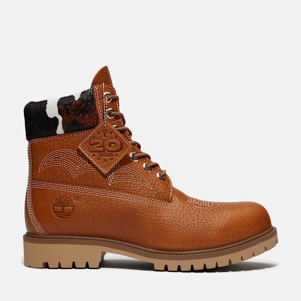 Men's Timberland® x Sneaker Politics 6-Inch Waterproof Boot / Rust Full-Grain/Print