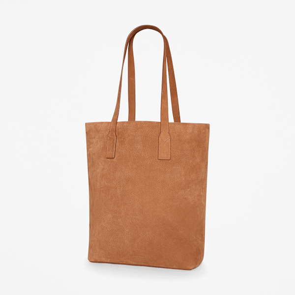 Women's Soft Leather Tote Bag / Tan Leather