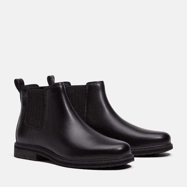Men's Stormbucks Chelsea Boot / Black Full-Grain