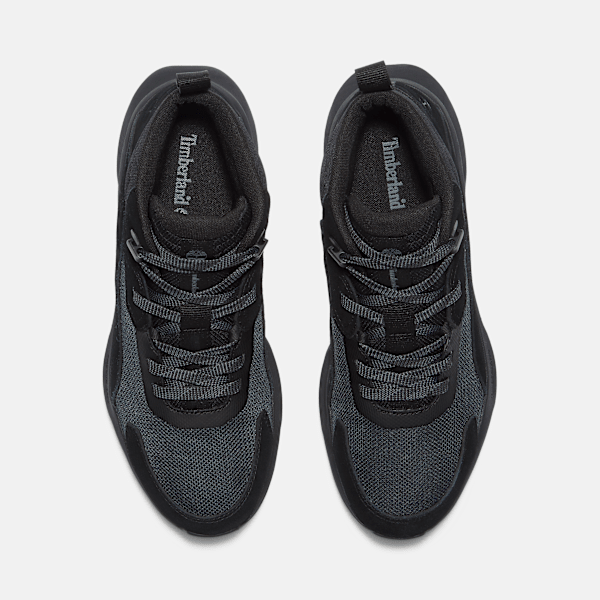 Men's Motion Ledge Mid Sneaker / Black Suede
