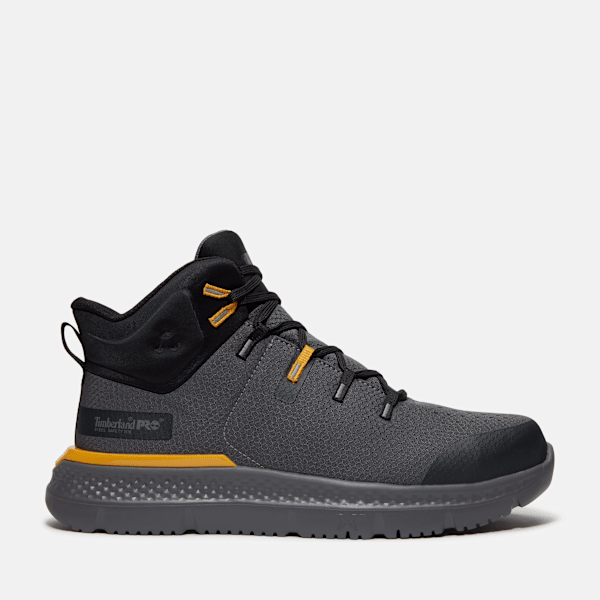 Men's Intercept Mid Steel Toe Work Sneaker / Dark Grey Ripstop