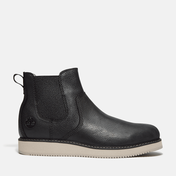 Men's Timberland® Redwood Edge Essential Chelsea Boot / Black Full-Grain