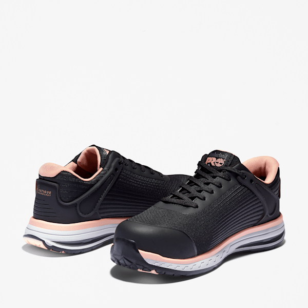 Women's Timberland PRO® Drivetrain Comp-Toe Work Sneaker / Black/Pink