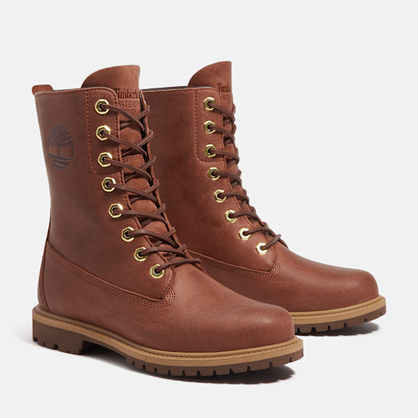 Women's Timberland® Premium 8-Inch Waterproof Boot / Brown Full-Grain