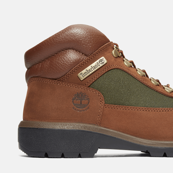 Men's Waterproof Field Boot / Dark Brown Nubuck