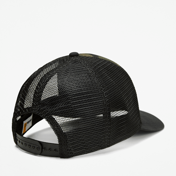 Camo Trucker Hat / Black