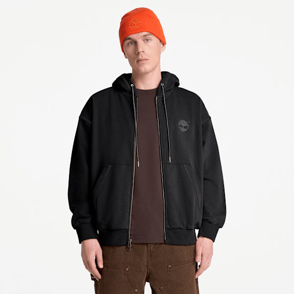 Men's Iconic Full-Zip Hoodie / Black