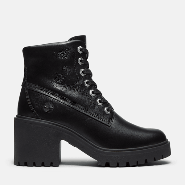 Women's Stone Heights Mid Boot / Black Full-Grain
