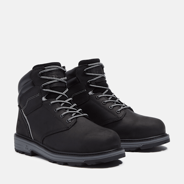 Men's TiTAN™ Tasker 6" Alloy-Toe Work Boot / Black Full-Grain