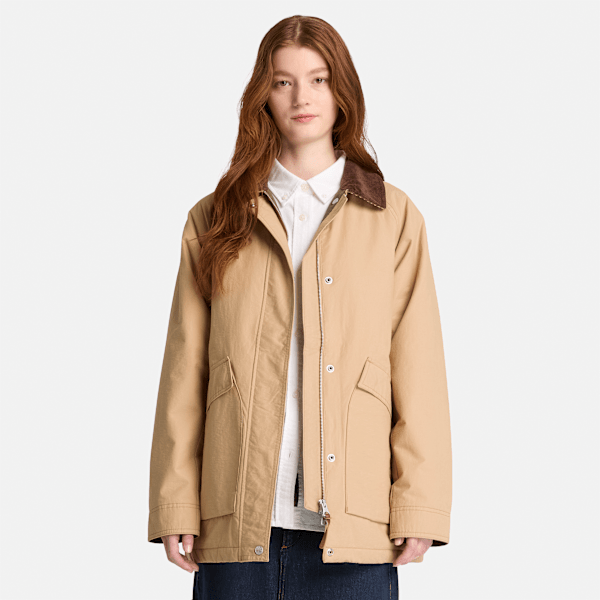 Women's Wenham Water-Repellent Insulated Barn Coat / Earth Brown