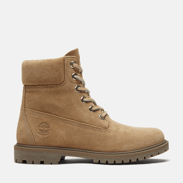 Women's Timberland® 6-Inch Waterproof Boot / Beige Suede