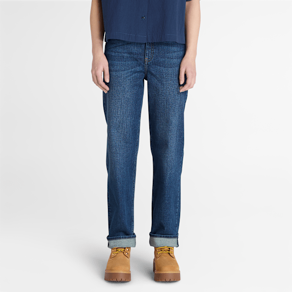 Women's Timberland® Straight-Fit Denim Pant / Slate Blue