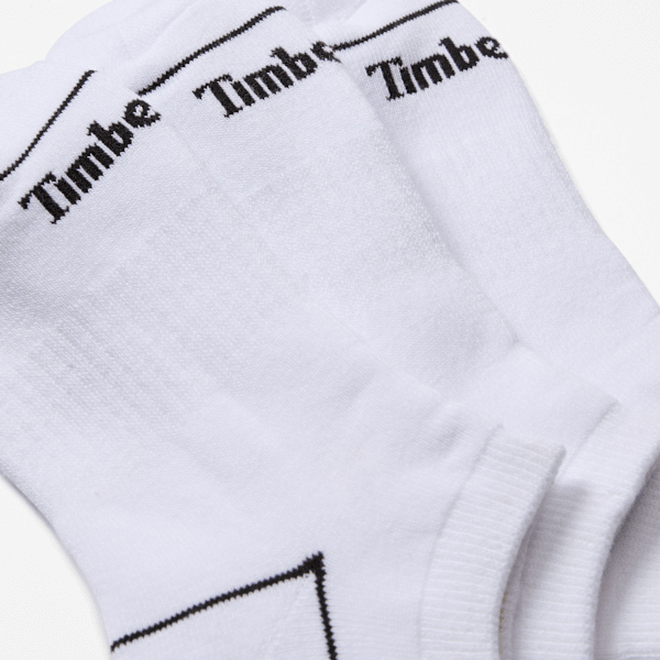 Bowden 3-Pack Full Cushion No-Show Sock / White
