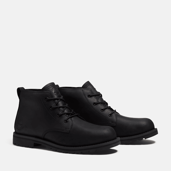 Men's Britton Falls Waterproof Chukka Boot / Blackout Full-Grain
