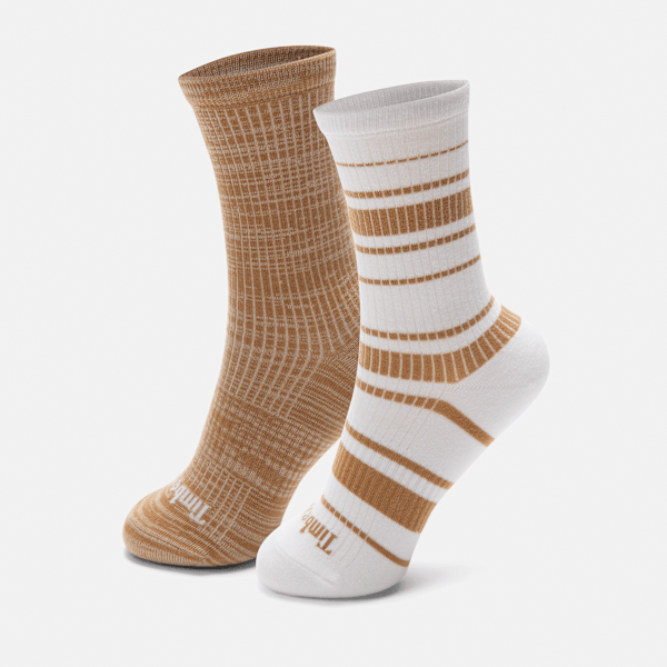 Women's Novelty 2-Pack Crew Sock / Olive Heather