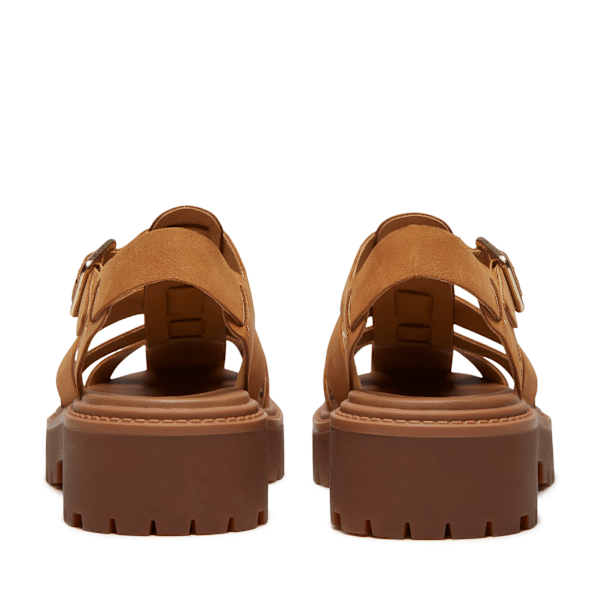 Women's Stone Street Fisherman Platform Sandal / Wheat Nubuck