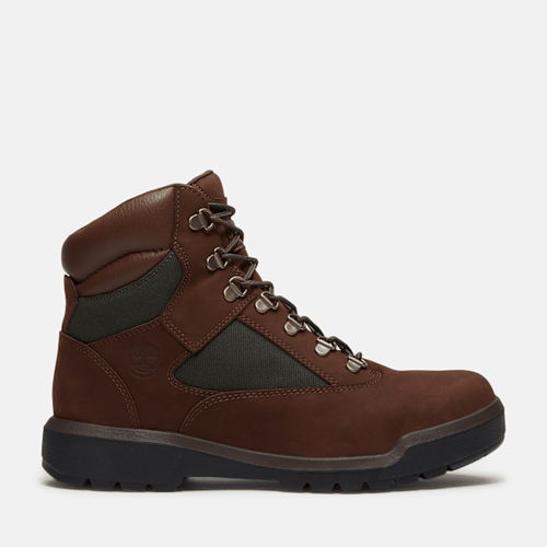 Men's Waterproof Mid Field Boot / Dark Brown Nubuck