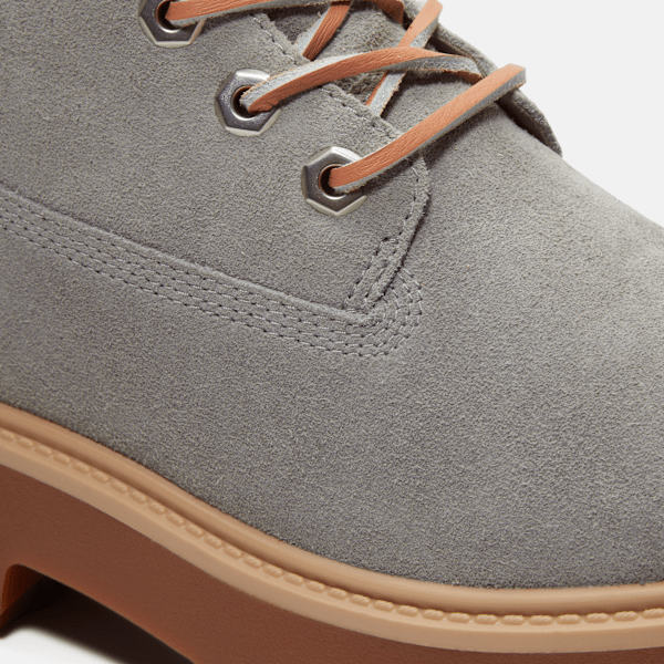 Women's Stone Street Platform 6-Inch Boot / Medium Grey Suede