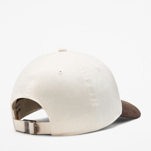 Men's Canvas and Cord Baseball Cap / Angora