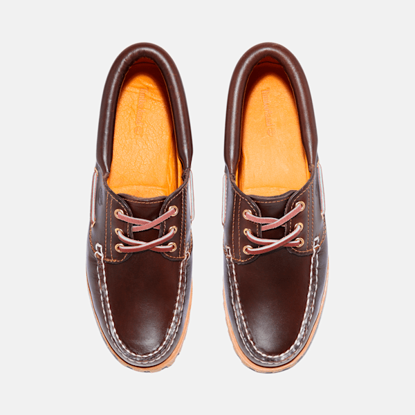 Women's Timberland® Authentic Boat Shoe / Brown