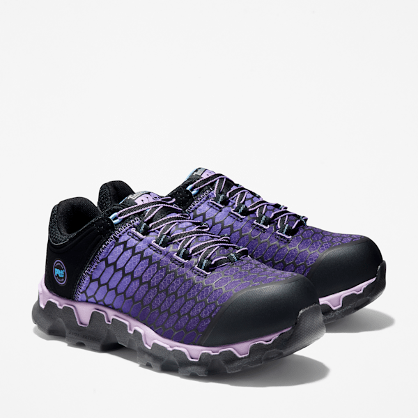 Women's Timberland PRO® Powertrain Sport Alloy Toe Work Sneaker / Black/Purple