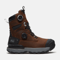 Men's Timberland PRO® Boondock Ultralight 8" Composite-Toe Work Boot with BOA® Fit System / Brown Full-Grain/Grey