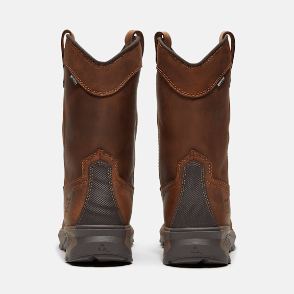 Men's Timberland PRO® TiTAN™ EV Pull-On Composite Toe Waterproof Work Boot / Brown