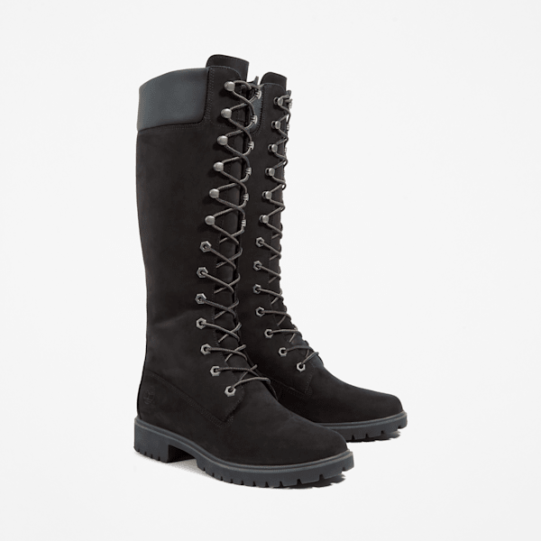 Women's Timberland® Premium 14-Inch Waterproof Boot / Black Nubuck