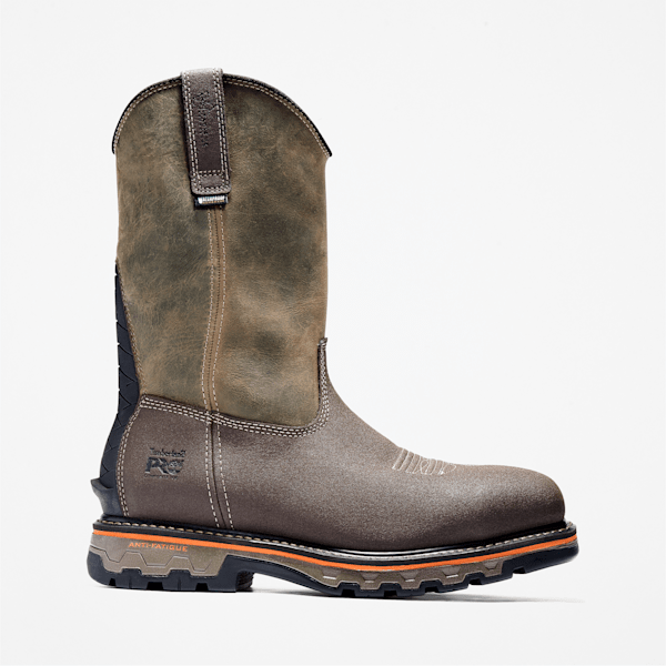 Men's True Grit Pull On Composite Toe Waterproof Work Boot / Rancher Brown