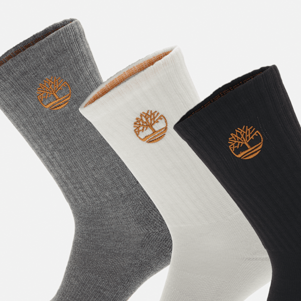Newmarket 3-Pack Half Cushion Crew Sock / Multi