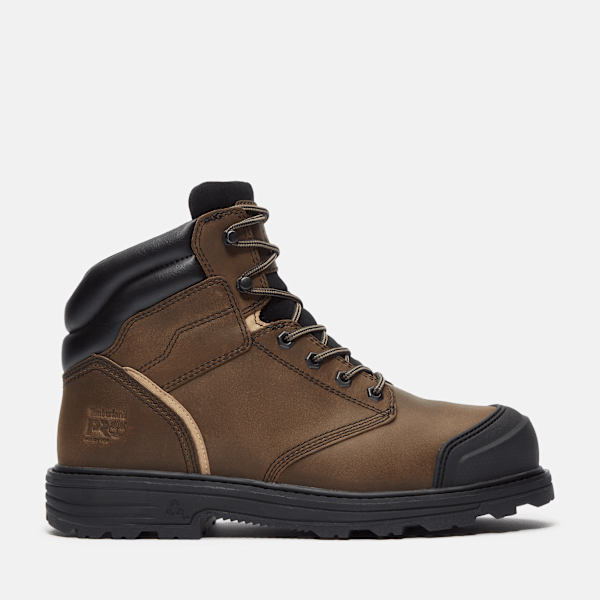 Men's TiTAN™ Tasker 6" Alloy-Toe Work Boot With Toe Bumper / Light Brown Full-Grain