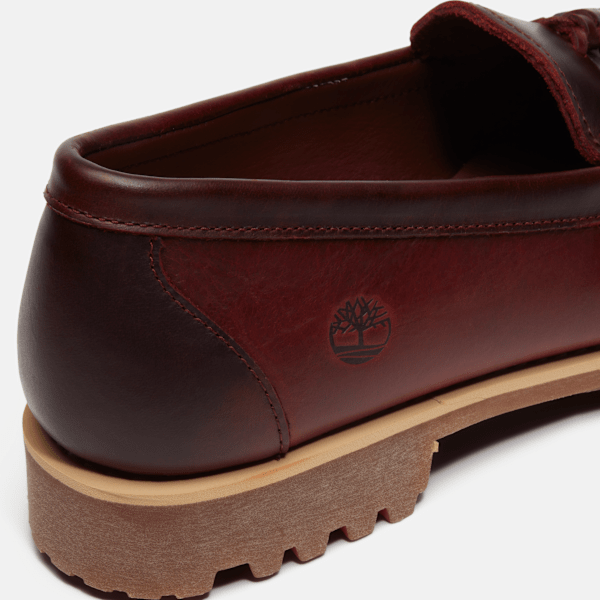 Men's Timberland® Authentic Loafer / Burgundy Full-Grain