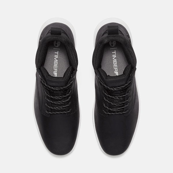 Men’s Parker Street High-Top Sneaker / Black Full-Grain