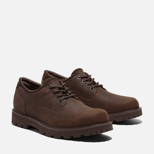 Men's Britton Road Waterproof Shoe / Dark Brown Full-Grain