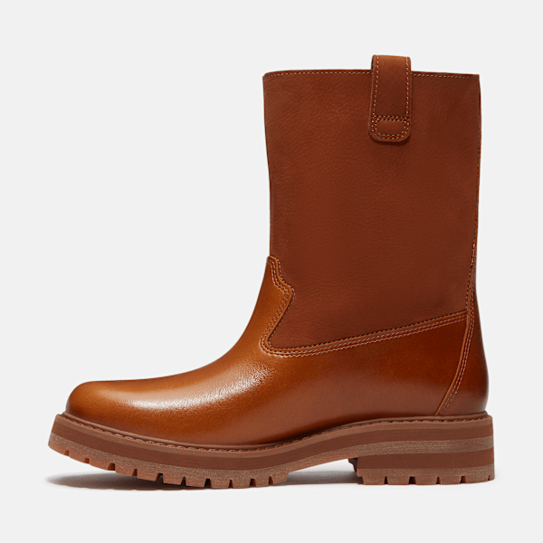 Women's Britton Drive Pull-On Boot / Medium Brown Full-Grain