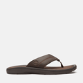Men's Timberland® Originals Slide Sandal / Dark Brown Leather