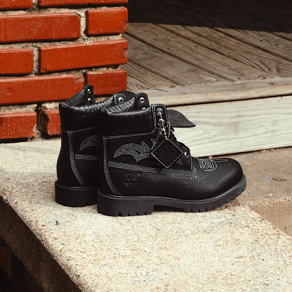 Men's Timberland® x Sneaker Politics 6-Inch Waterproof Boot / Black Full-Grain